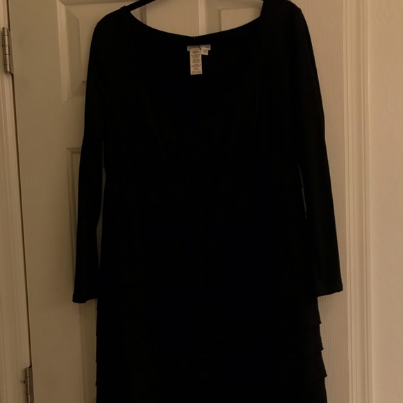 Max Studio Dresses & Skirts - Little Black Dress Fitting Long Sleeve NWT 1x